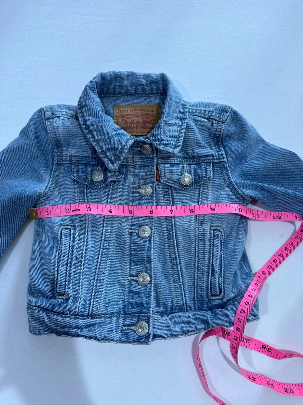 Levi’s Toddler Light Wash Denim Trucker Jacket Size 2T Classic Jean Jacket
